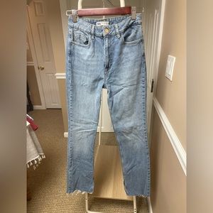 Zara boot cut light wash jeans